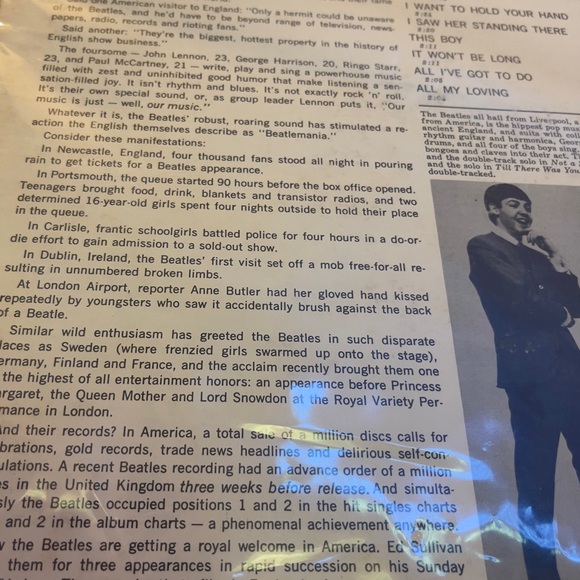 MEET THE BEATLES (ORIGINAL)Mono 2047- RIAA #6 - Picture 7 of 10